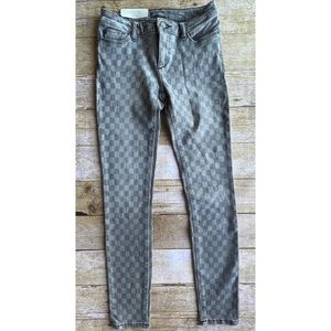 NWT DL1961 Chloe Skinny in Checkmate Pattern